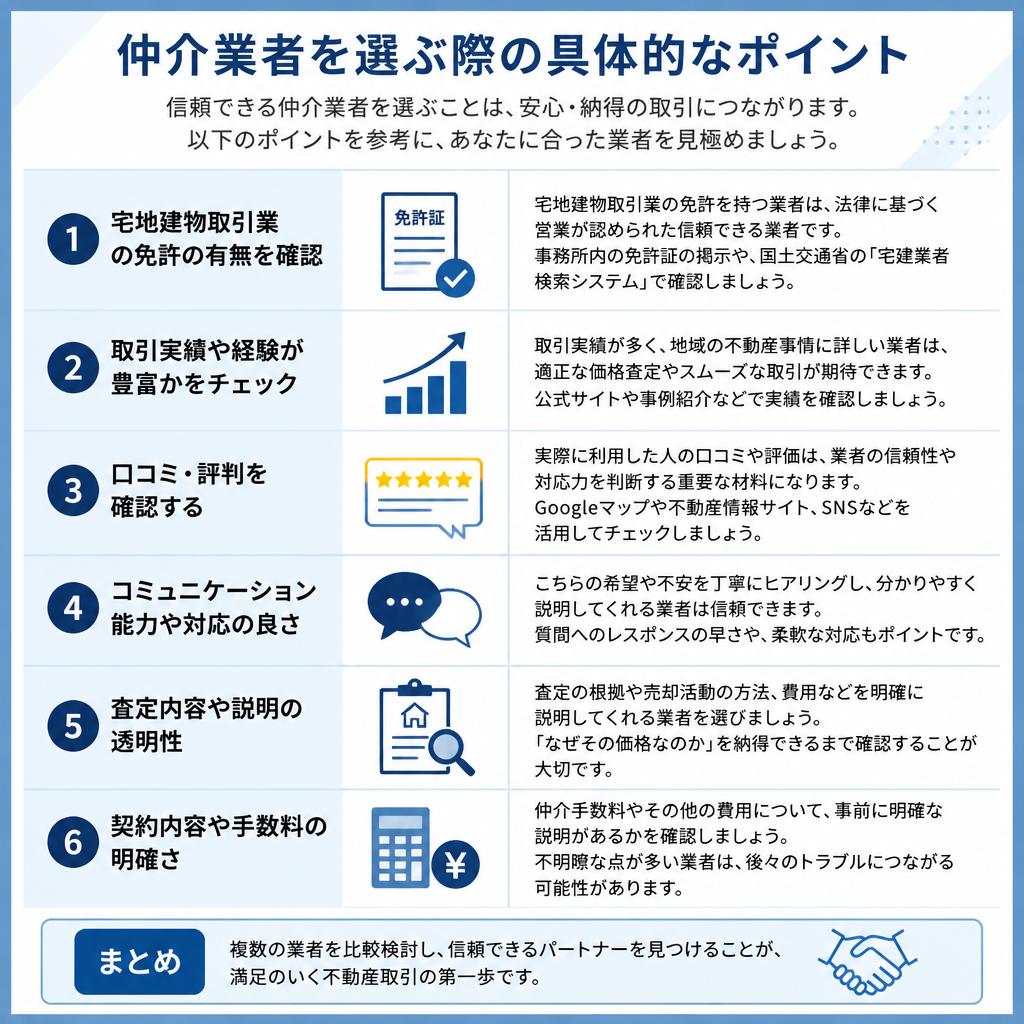 失敗しない業者の見極め方