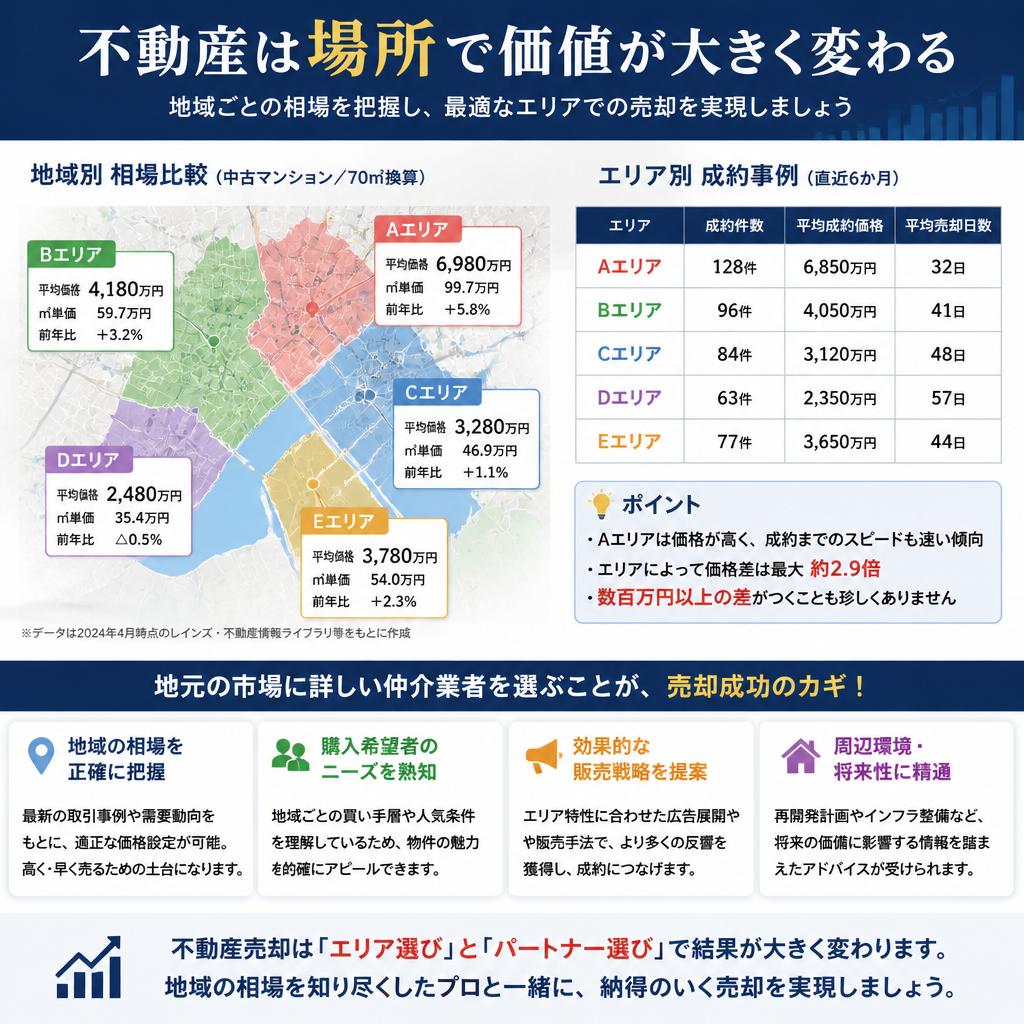 エリア別相場の分析