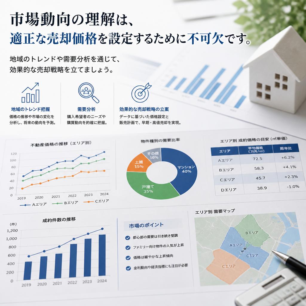 最新の不動産市場動向を把握しよう